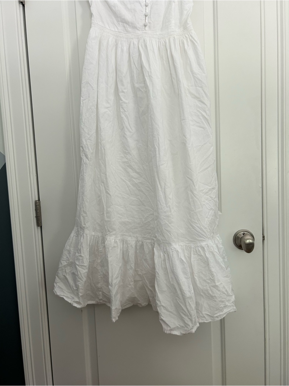 Urban Outfitters Strapless White Midi Dress - Picture 3 of 7